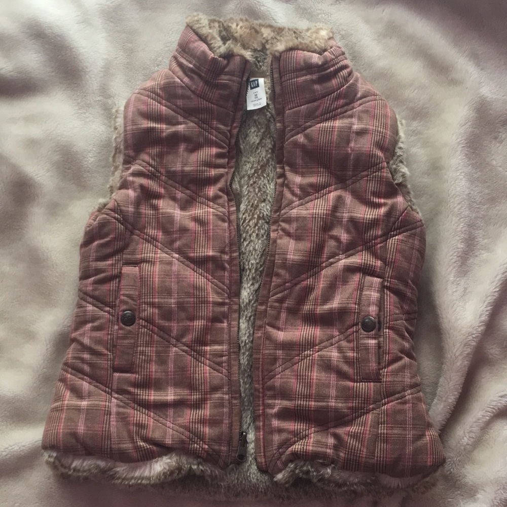 Gap Kids Fur reversible vest